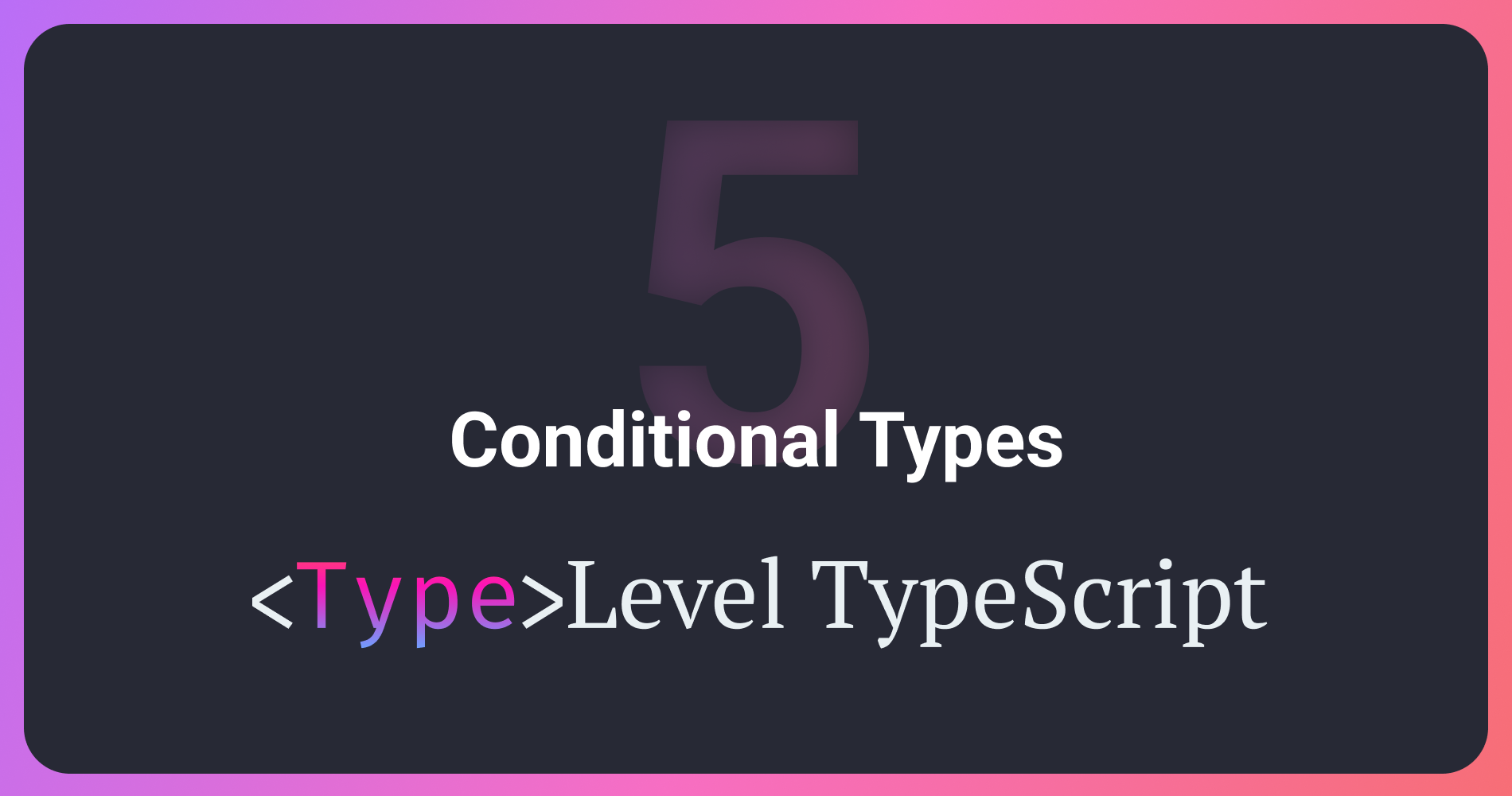 typescript conditional assignment